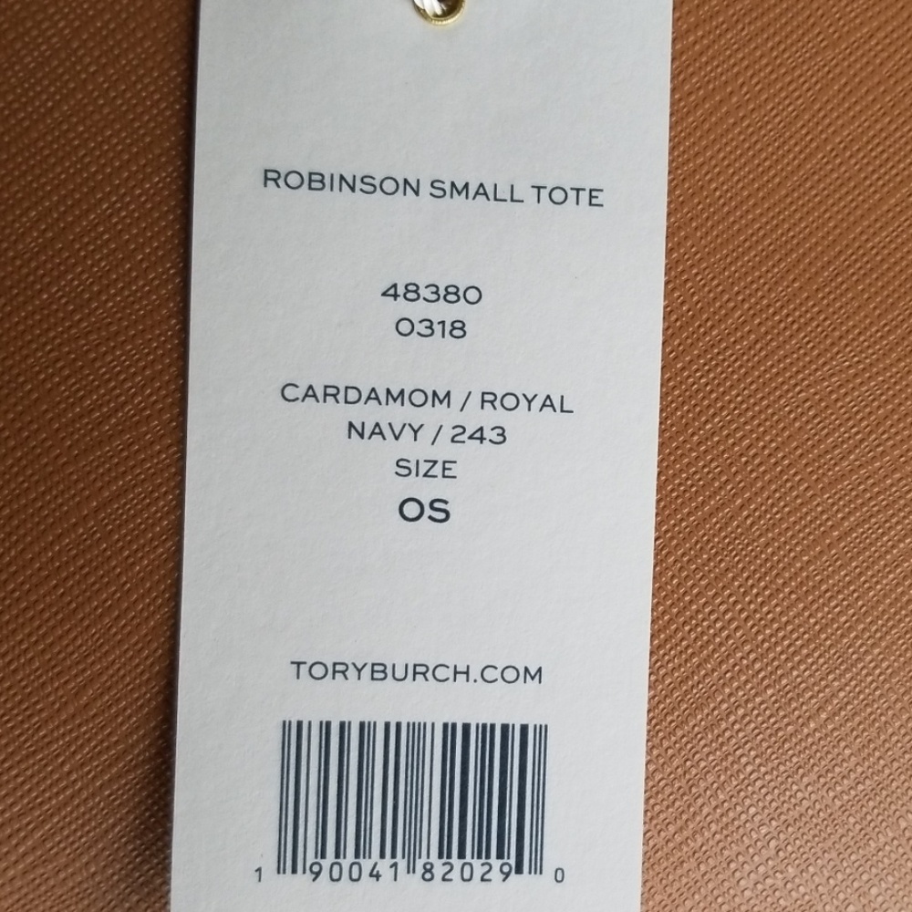 Tory Burch Small Robinson Leather Tote - Picture 7 of 7